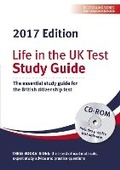Cover: Life in the UK Test: Study Guide & CD ROM 2017 - Red Squirrel Publishing
