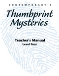 Cover: Thumbprint Mysteries Level Four, Teacher's Manual - Contemporary Books Inc