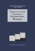 Cover: Comparative Law Yearbook of International Business - Kluwer Law International