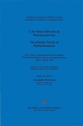 Cover: Developing Trends of Parliamentarism - Kluwer Law International