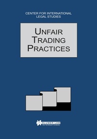 Abbildung von: Unfair Trading Practices - Kluwer Law International