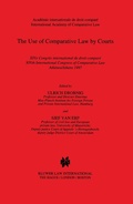 Cover: The Use of Comparative Law by Courts - Kluwer Law International