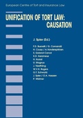Cover: Unification of Tort Law: Causation - Kluwer Law International