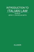 Cover: Introduction to Italian Law - Kluwer Law International