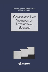 Abbildung von: Comparative Law Yearbook of International Business - Kluwer Law International