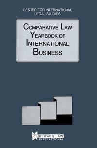 Abbildung von: The Comparative Law Yearbook of International Business - Kluwer Law International