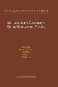 Abbildung von: International and Comparative Competition Laws and Policies - Kluwer Law International