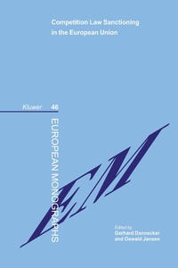 Abbildung von: Competition Law Sanctioning in the European Union - Kluwer Law International