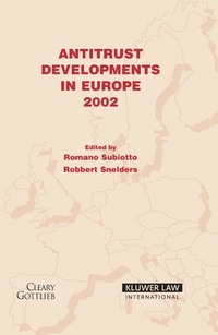 Abbildung von: Antitrust Developments in Europe - Kluwer Law International