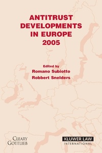 Abbildung von: Antitrust Developments in Europe - Kluwer Law International