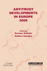 Abbildung von: Antitrust Developments in Europe - Kluwer Law International