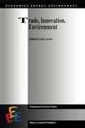 Cover: Trade, Innovation, Environment - Springer
