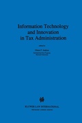 Cover: Information Technology and Innovation in Tax Administration - Kluwer Law International