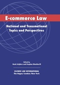 Cover: E-Commerce Law - Kluwer Law International