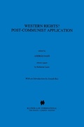 Cover: Western Rights? Post-Communist Application - Kluwer Law International