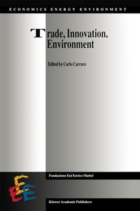 Enlarge image Cover: Trade, Innovation, Environment - Springer