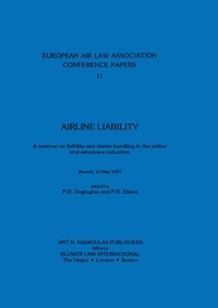 Abbildung von: European Air Law Association: Arline Liability - Kluwer Law International