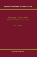 Cover: Emerging Markets Debt - Kluwer Law International