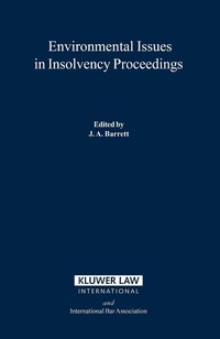 Abbildung von: Environmental Issues in Insolvency Proceedings - Kluwer Law International