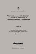 Cover: Warranties and Disclaimers Limitation of Liability in Consumer-Related Transactions - Kluwer Law International