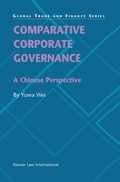 Cover: Comparative Corporate Governance: A Chinese Perspective - Kluwer Law International