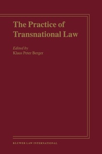 Enlarge image Cover: The Practice of Transnational Law - Kluwer Law International