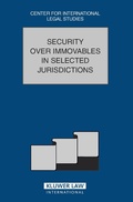 Cover: Security over Immovables in Selected Jurisdictions - Kluwer Law International