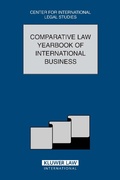 Cover: Comparative Law Yearbook of International Business - Kluwer Law International