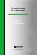Cover: Remedies under Security Interests - Kluwer Law International