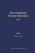 Cover: International Forum Selection - Kluwer Law International