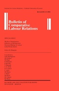 Cover: Bulletin of Comparative Labour Relations - Kluwer Law International