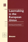Cover: Lawmaking in the European Union - Kluwer Law International