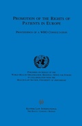 Cover: Promotion of the Rights of Patients in Europe - Kluwer Law International