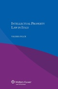 Cover: Intellectual Property Law in Italy - Kluwer Law International