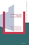 Cover: Information Law Towards the 21st Century - Kluwer Law International
