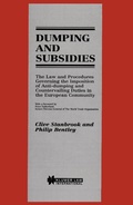 Abbildung von: Dumping and Subsidies - Kluwer Law International