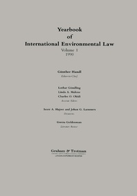 Abbildung von: Yearbook of International Environmental Law - Kluwer Law International