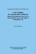 Abbildung von: Civil Liability for Transfrontier Pollution - Kluwer Law International