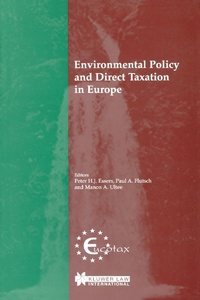 Abbildung von: Environmental Policy and Direct Taxation in Europe - Kluwer Law International