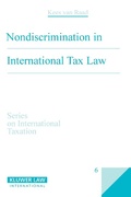 Cover: Nondiscrimination in International Tax Law - Kluwer Law International