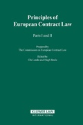 Cover: The Principles of European Contract Law - Kluwer Law International