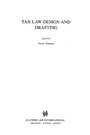Cover: Tax Law Design and Drafting - Kluwer Law International