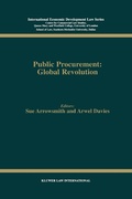 Cover: Public Procurement: Global Revolution - Kluwer Law International