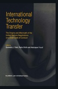 Cover: International Technology Transfer - Kluwer Law International