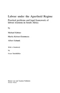 Cover: Labour under the Apartheid Regime - Kluwer Law International