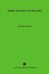 Enlarge image Cover: Model Income Tax Treaties - Kluwer Law International