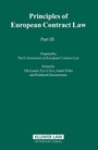 Cover: Principles of European Contract Law - Part III - Kluwer Law International