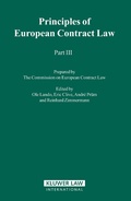 Cover: Principles of European Contract Law - Part III - Kluwer Law International