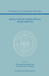 Abbildung von: Resolution of International Water Disputes - Kluwer Law International