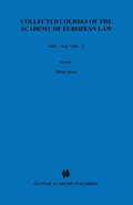 Cover: Collected Courses of the Academy of European Law 1997 vol. VIII - 1 - Kluwer Law International